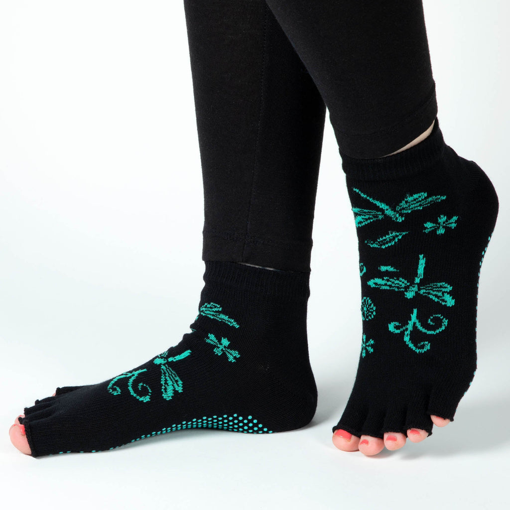 Grip Yoga Socks – Non-Slip Toeless Socks for Yoga, Pilates & Barre
