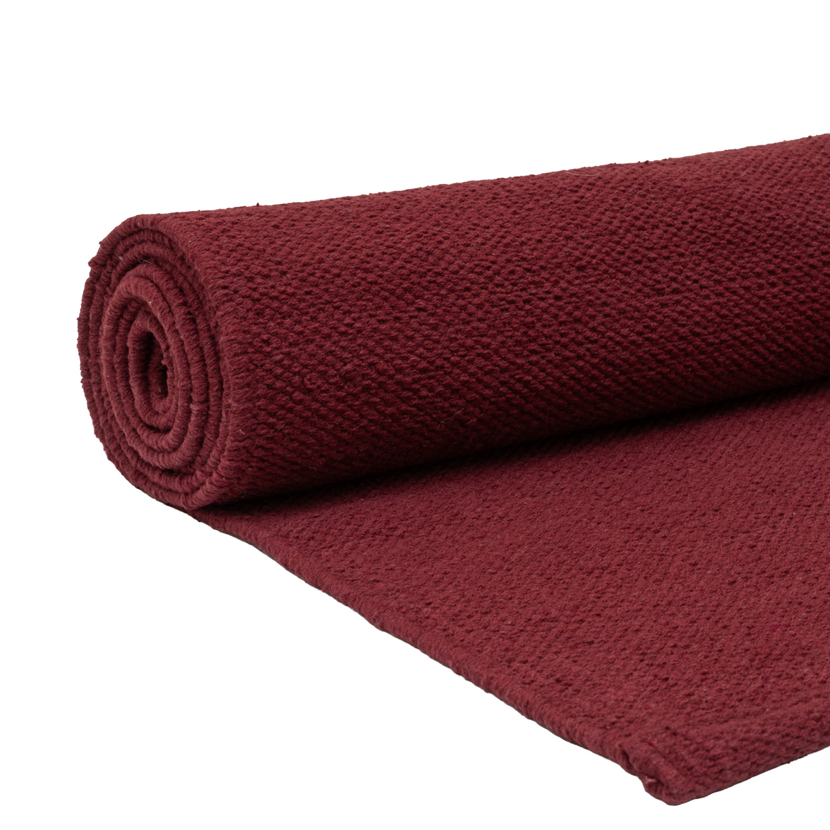 Organic Cotton Yoga Mat – Handmade, Machine Washable, 78 x 27 in