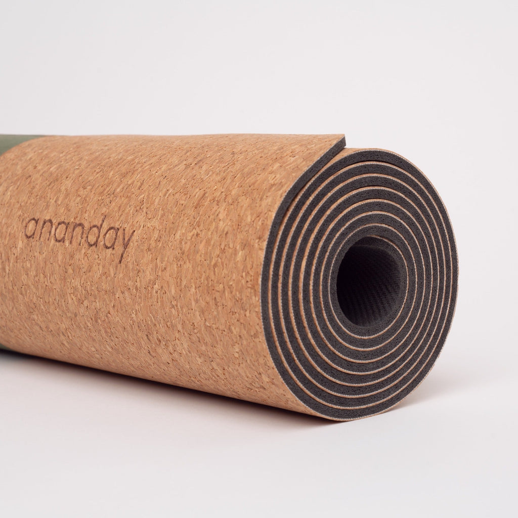 Natural Cork Yoga Mat – Plastic-Free, Biodegradable, Non-Slip