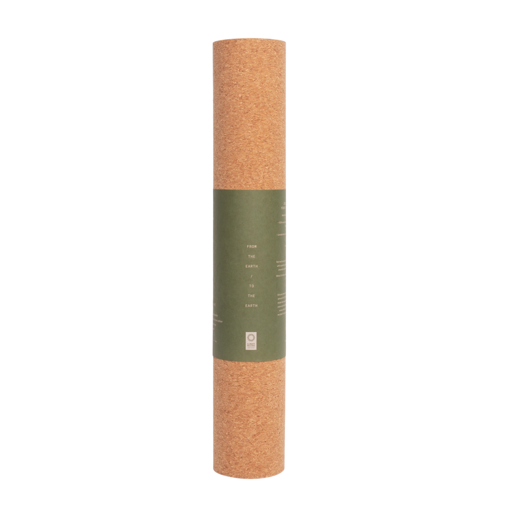 Natural Cork Yoga Mat – Plastic-Free, Biodegradable, Non-Slip