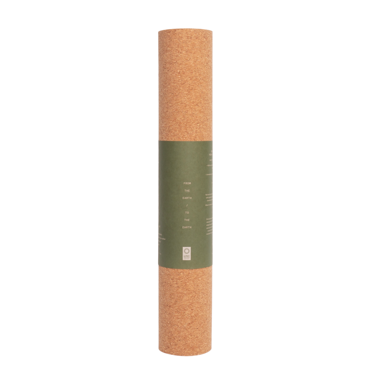 Natural Cork Yoga Mat – Plastic-Free, Biodegradable, Non-Slip