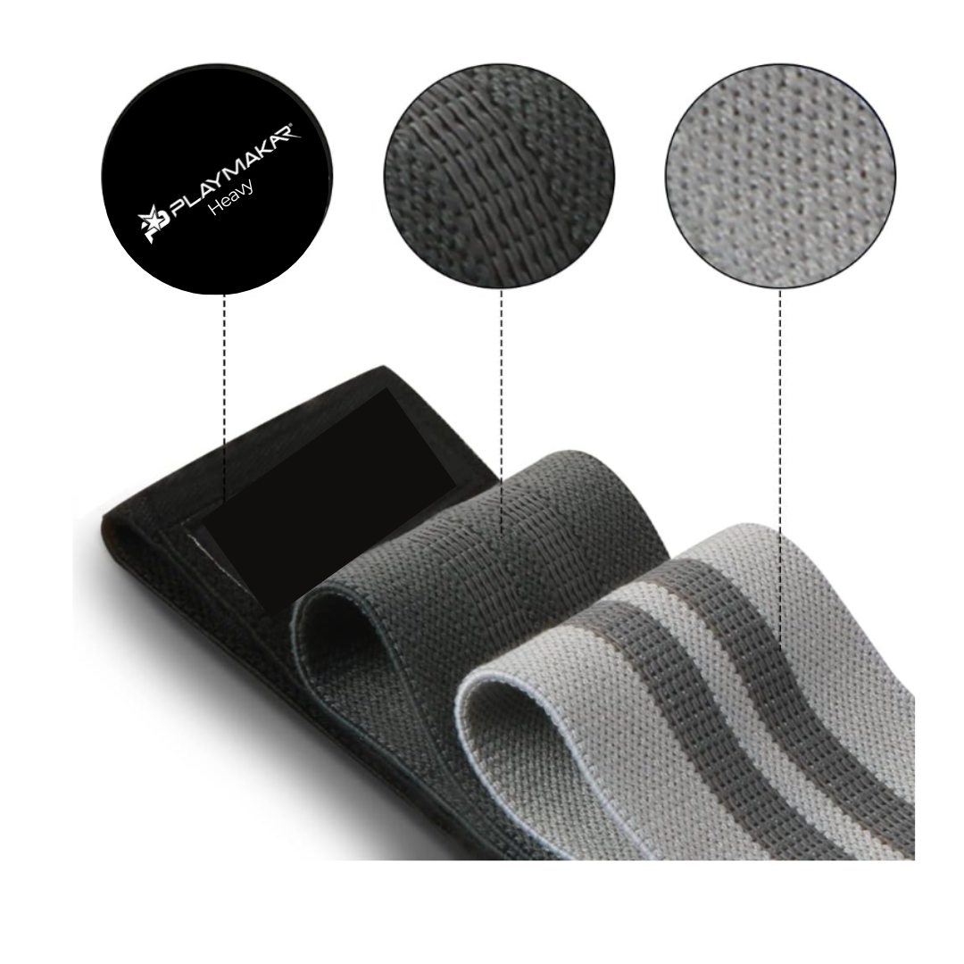 Premium Fabric Resistance Bands – Non-Slip, No Rolling, Glute & Leg Training