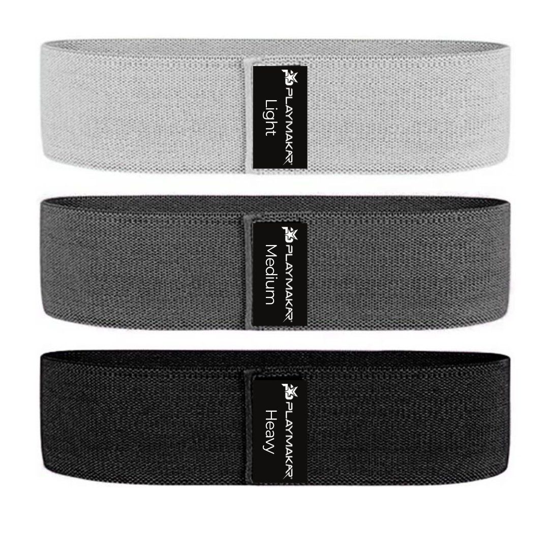 Premium Fabric Resistance Bands – Non-Slip, No Rolling, Glute & Leg Training