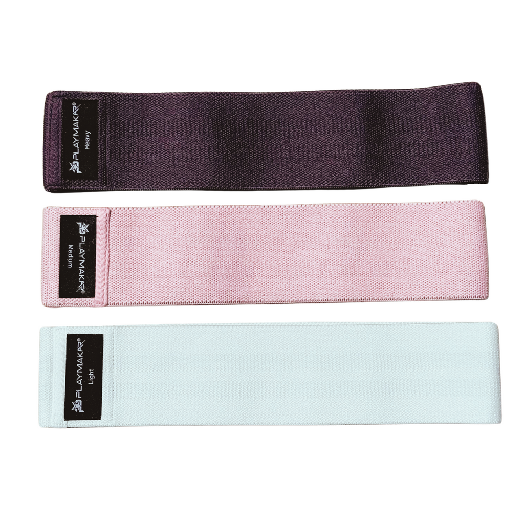 Premium Fabric Resistance Bands – Non-Slip, No Rolling, Glute & Leg Training