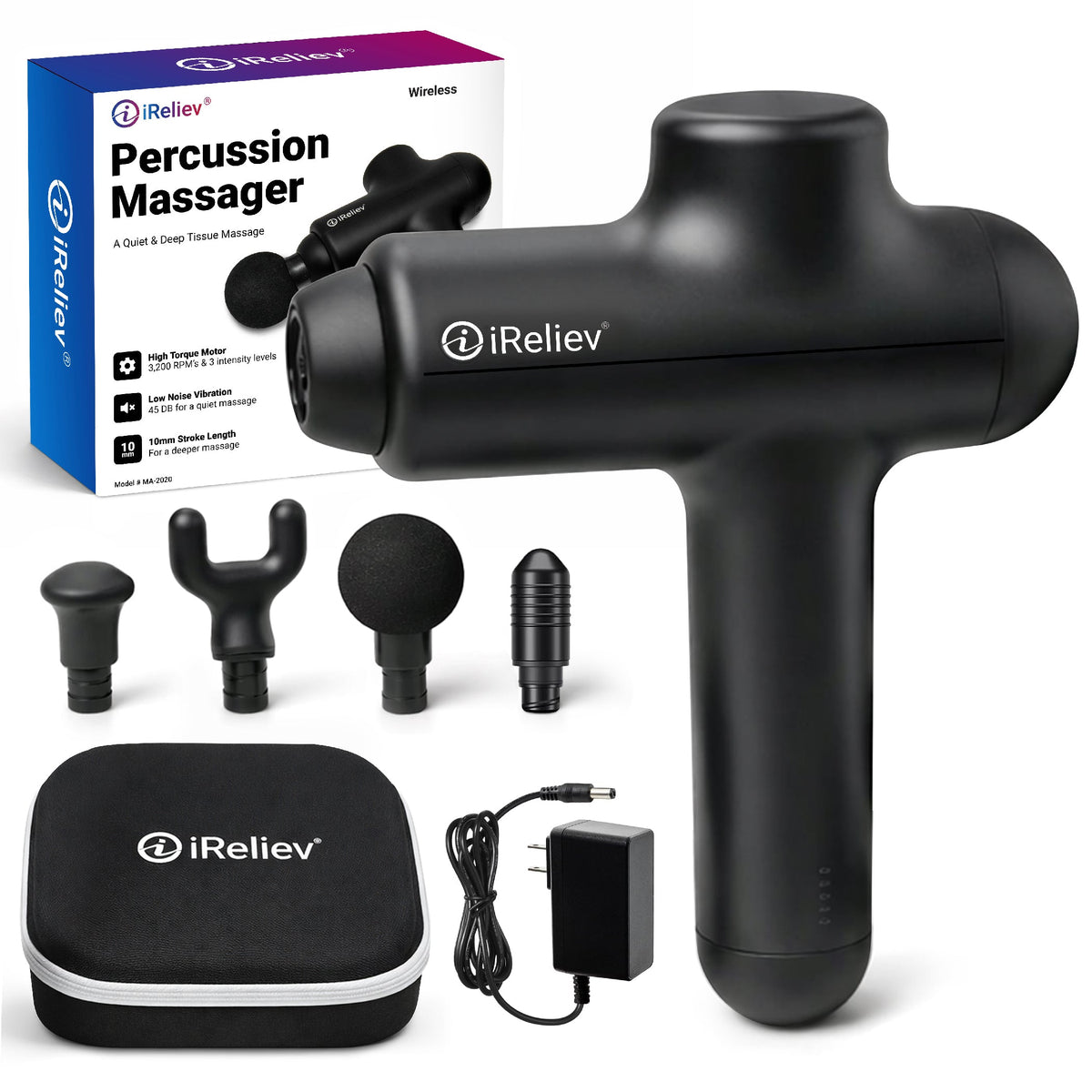 Pro Percussion Massage Gun – Deep Tissue Recovery, One-Button Control